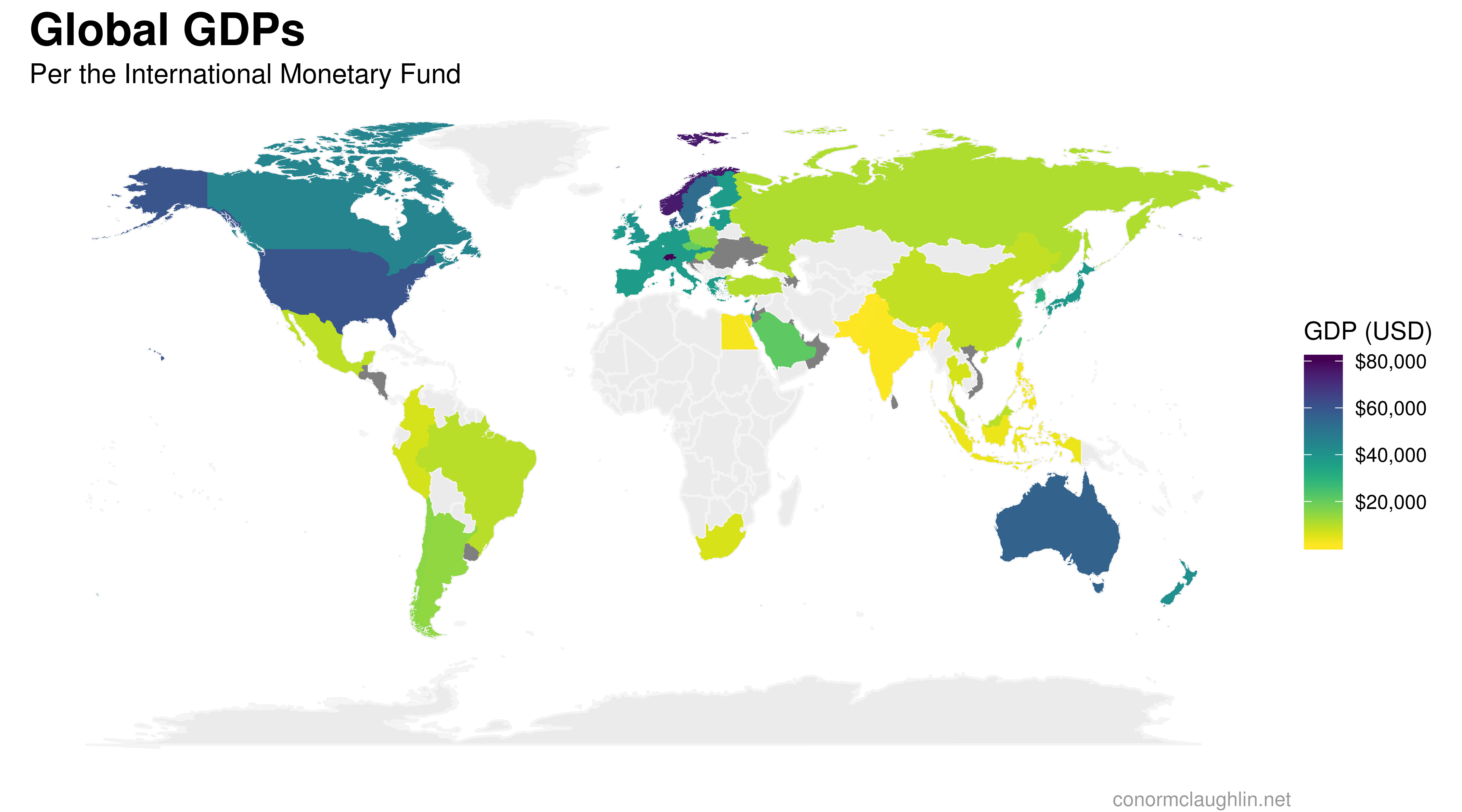 Mapping The Big Mac Index Conor McLaughlin