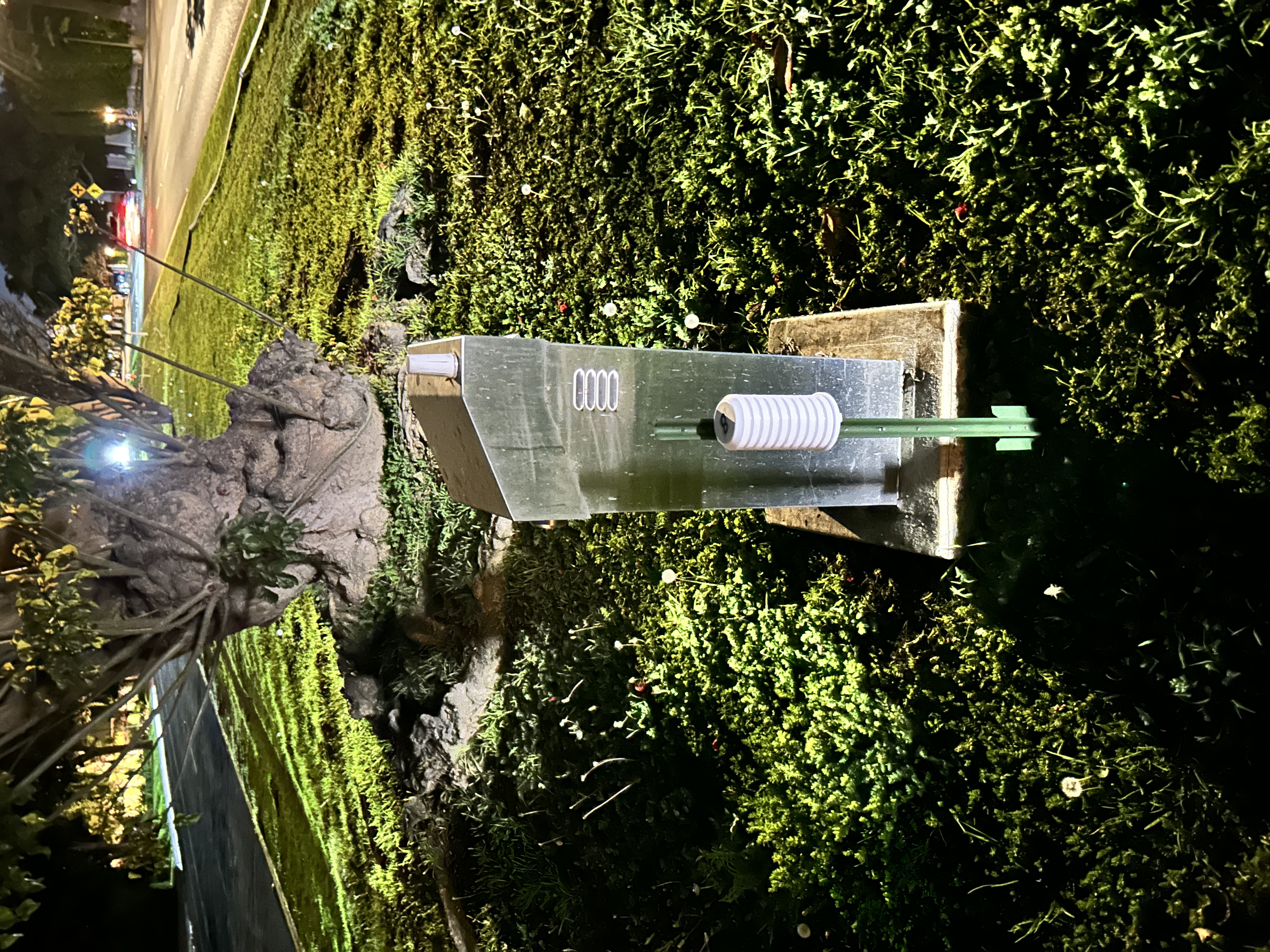 Sensor in Shroud on Stake