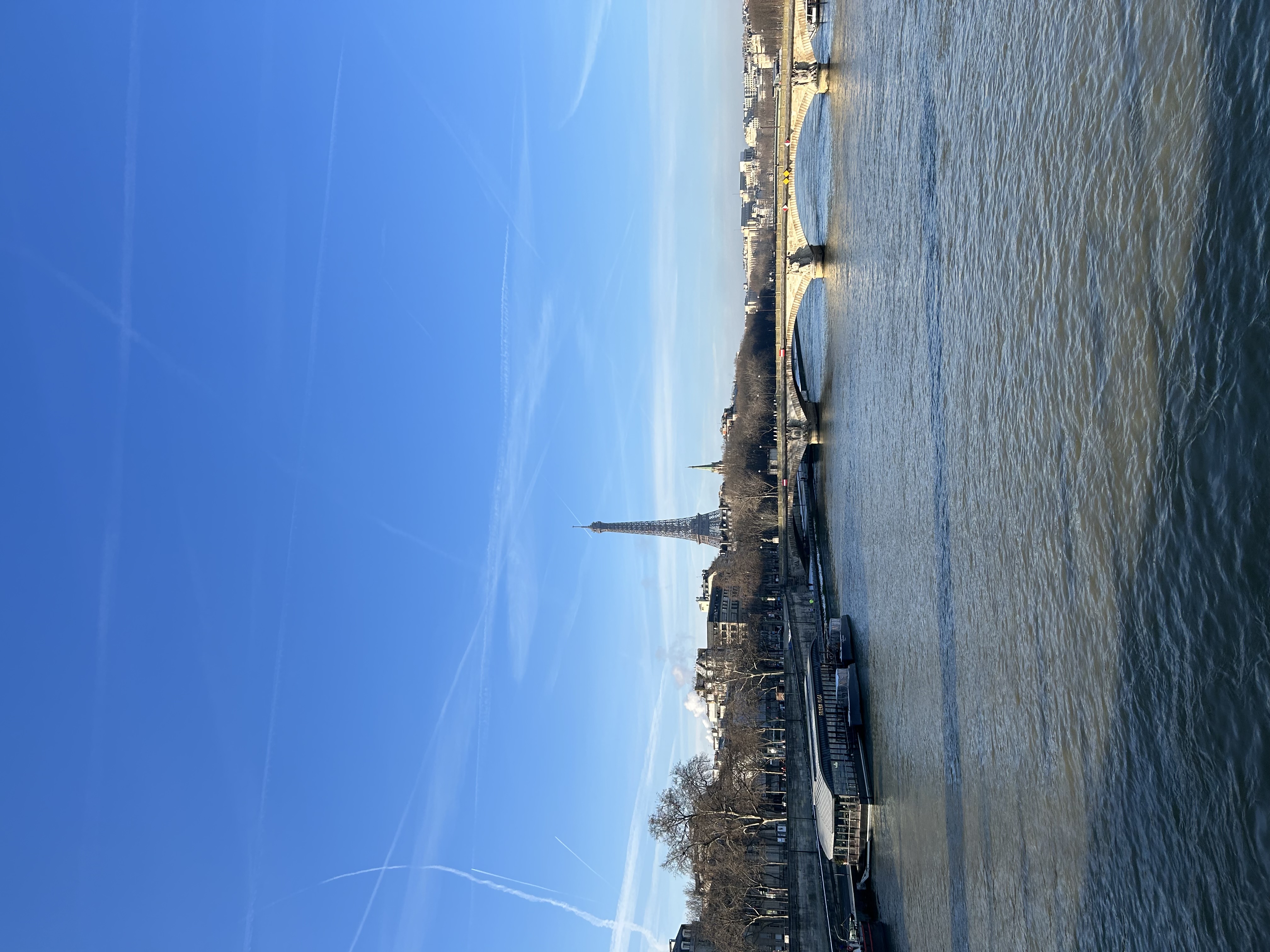 View of the Seine from the Pont Alexandre III, taken by Me